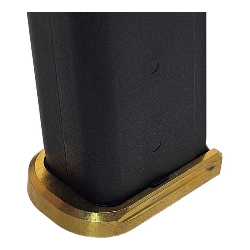 +0 Brass Base Plate for Glock G17/G19 Mag