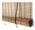 Brown Bamboo Matchstick Roll Up Window Blind