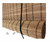 Brown Carbonized Bamboo Slat Roll Up Blind