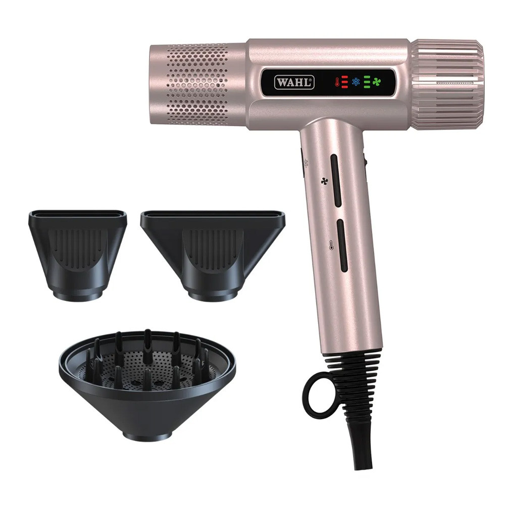 Wahl Vanquish Hair Dryer Rose Gold Coolblades - Main Image