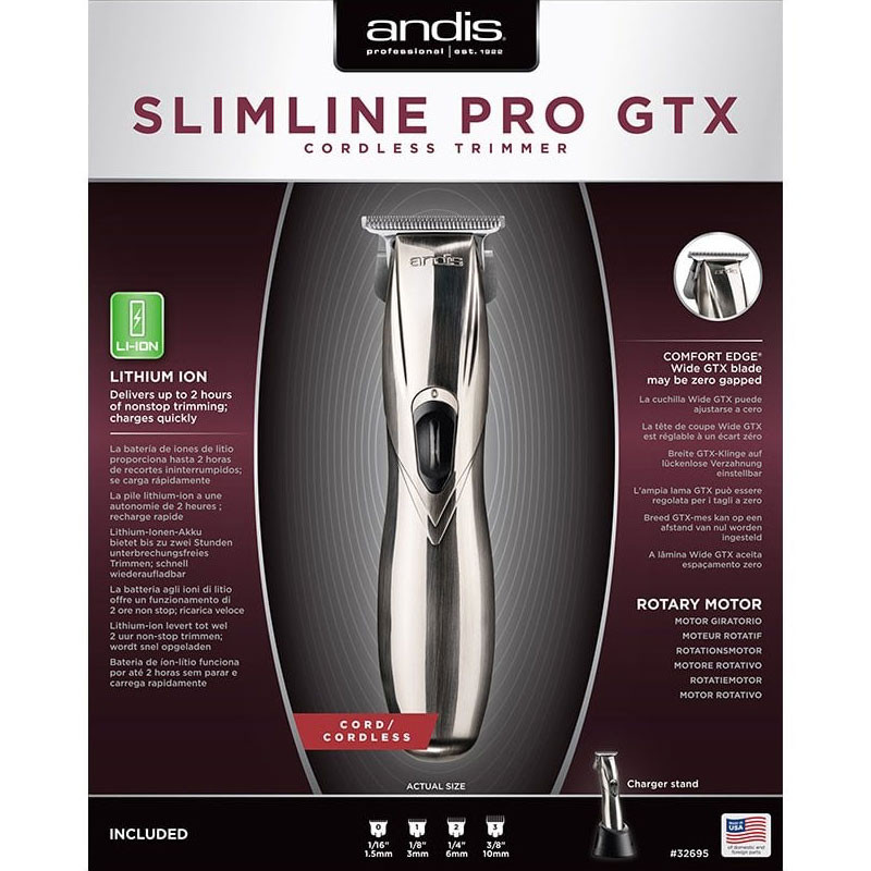 Andis Slimline Pro (D8) GTX Trimmer | Coolblades