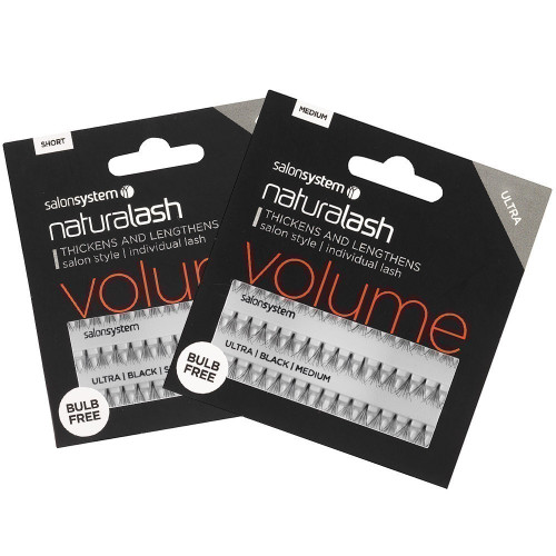 Salon System Individual Lashes Ultra - Black