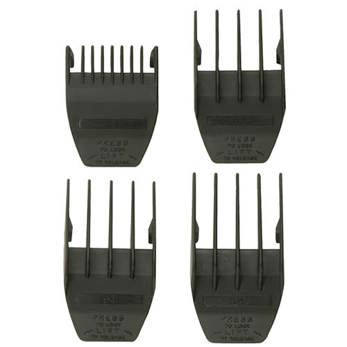 Wahl Set of 4 Academy Trimmer / Sterling 2 Combs Wahl Set of 4 Academy Trimmer / Sterling 2 Combs