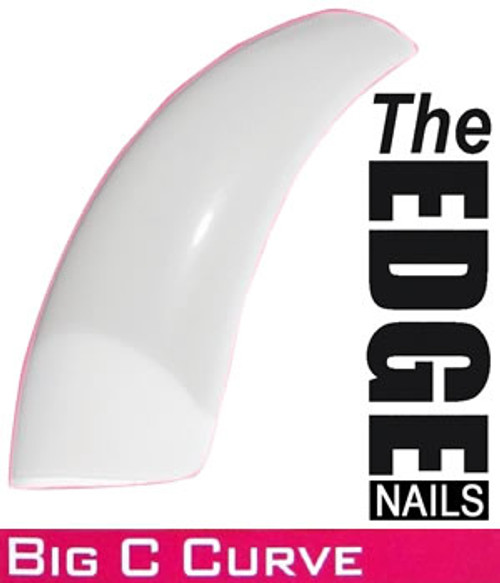 The EDGE Nails Big C Curve Nail Tips - All Sizes