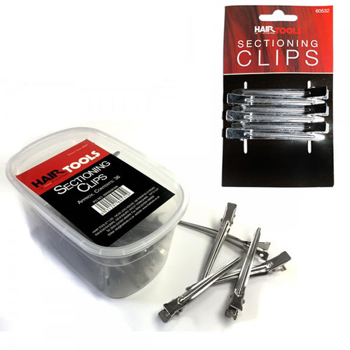 Head Jog/Hair Tools Metal Section Clips