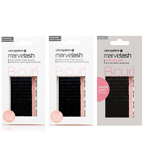 Salon System Marvelash B Curl Lashes