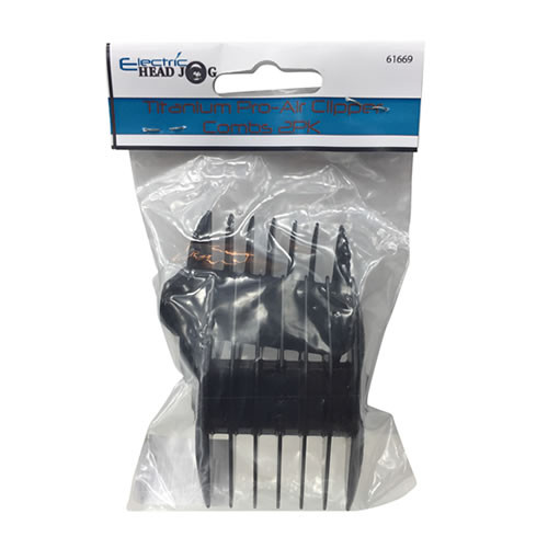 Electric Head Jog Titanium Pro-Air Clipper Combs (#61669)