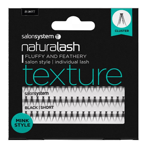 Salon System Naturalash Texture Mink Style Individual Lashes - Short