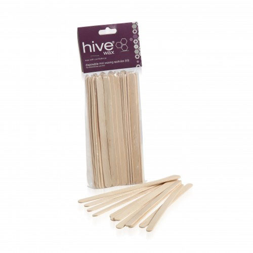 Hive Disposable Mini Wooden Spatulas (x50)