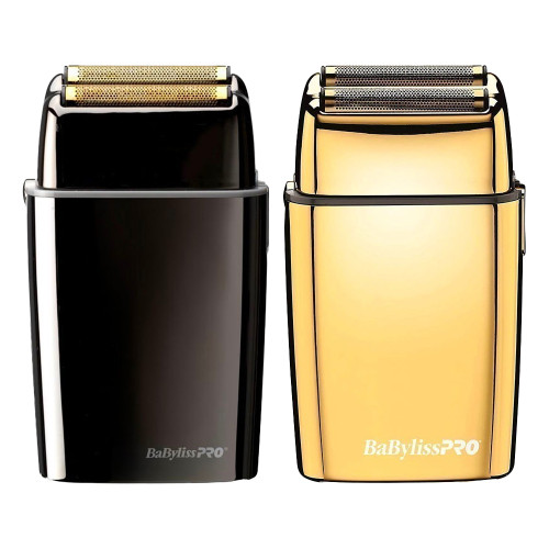 BaByliss Pro Dual Foil Shaver Black and Gold