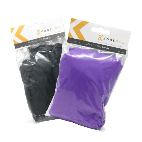 Kobe Powder-Free Nitrile Gloves - Black, Pink or Purple (x20)