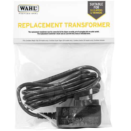 Wahl Replacement Transformer - Cordless Super Taper / Magic Clip / Senior / Detailer Li *5-VOLT* (97624-800)