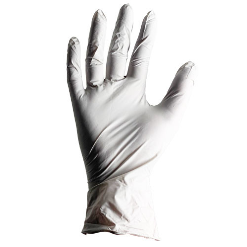 Disposable Powder-Free Light Grey Nitrile Gloves (x100)