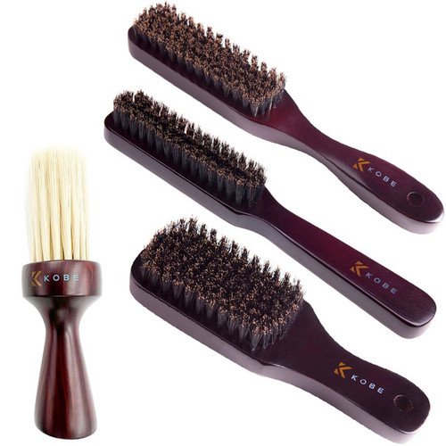 Kobe Vintage Barber Brush Set