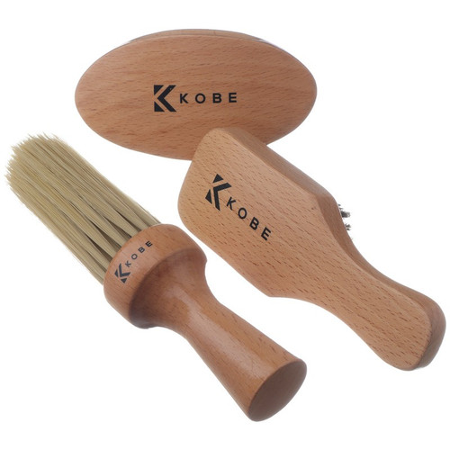 Kobe Light Barber Brush Set