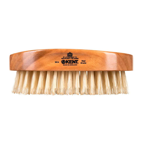 Kent Mens Finest Cherrywood Oval Travel Brush (MC4)