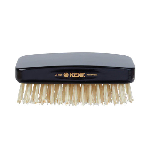 Kent Handmade Ebony Military-Style Brush (MHN2T)