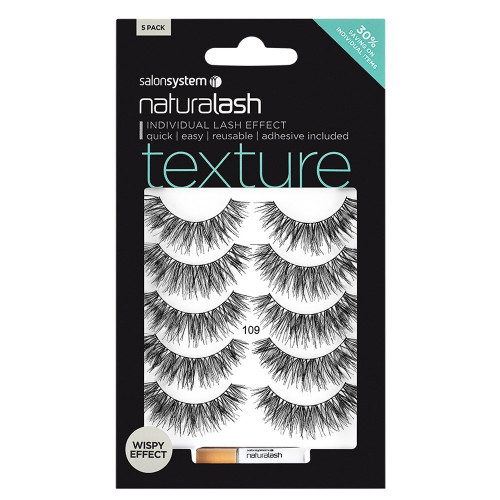 Salon System Naturalash 109 Texture Lash Multi Pack (x5) | Coolblades