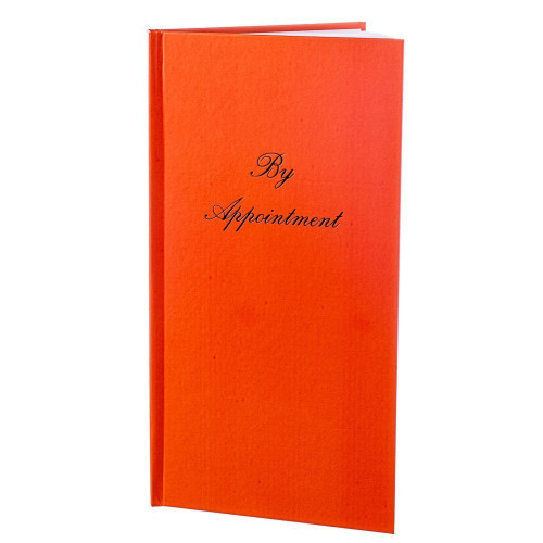 Quirepale Appointment Book Orange 3 column