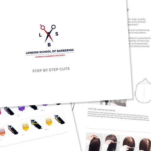 London School of Barbering Step-By-Step Cuts Booklet