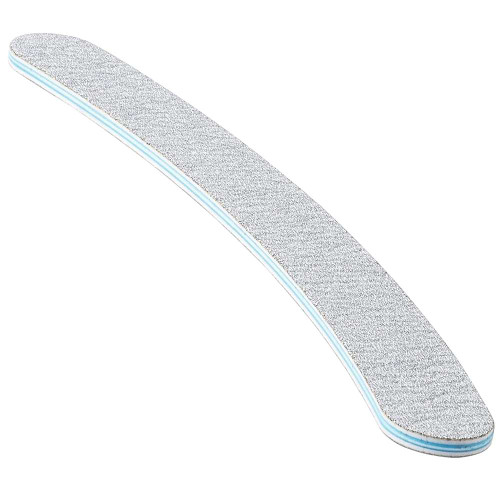 The EDGE Nails Zebra Curved Blue File 1 or 10