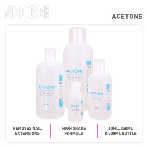 The EDGE Nails Acetone Tip Remover 250ml/500ml/1 litre
