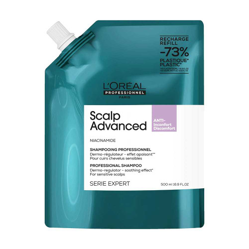 L'Oreal Scalp Advanced Anti-Discomfort Dermo Regulator Shampoo Refill 500ml