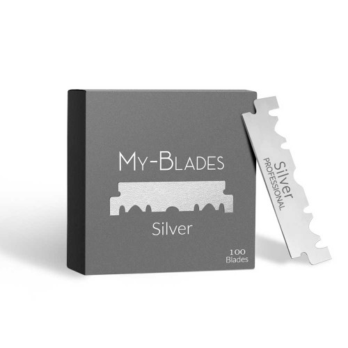 My-Blades Silver Single Edge Razor Blades x100 My-Blades Silver Single Edge Razor Blades x100