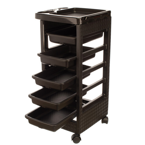 kobe salon trolley open drawers