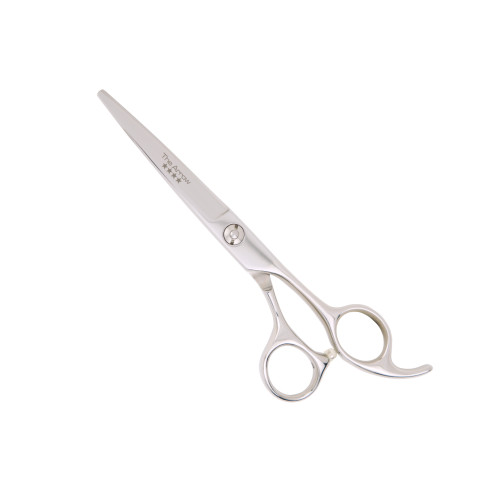 Matakki Arrow Hairdressing Scissor, professional hair cutting scissors with sleek stainless steel design and ergonomic finger rings