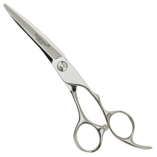 Matakki Aku 6.0-inch Hairdressing Scissor, professional stainless steel haircutting scissors with ergonomic finger rings.