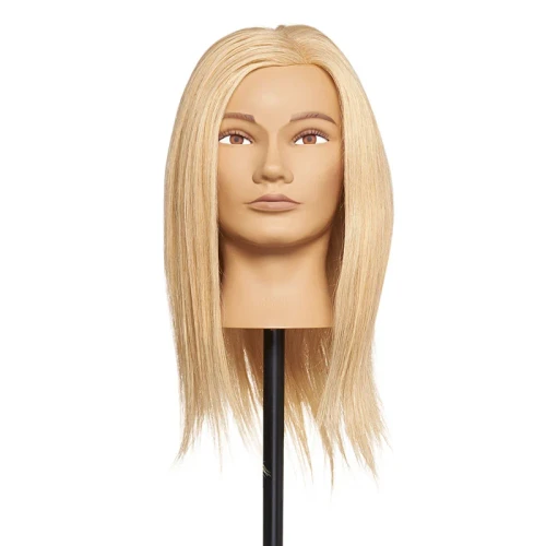 Pivot Point Gwyn Solid Cap - 100% Human Hair Snap Cap (Small), blonde wig on a mannequin head.