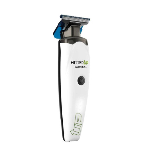 Gamma+Hitter UP Trimmer, electric hair and beard trimmer with adjustable blade and ergonomic design.