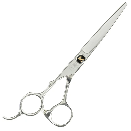 Kobe Apollo Left Handed Hairdressing Scissors, professional stainless steel scissors for hairstyling with ergonomic design.