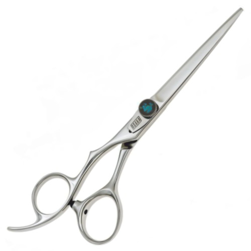 Osaka Super Ergo Left Handed Hairdressing Scissors, sharp professional scissors with ergonomic design and stainless steel blades.