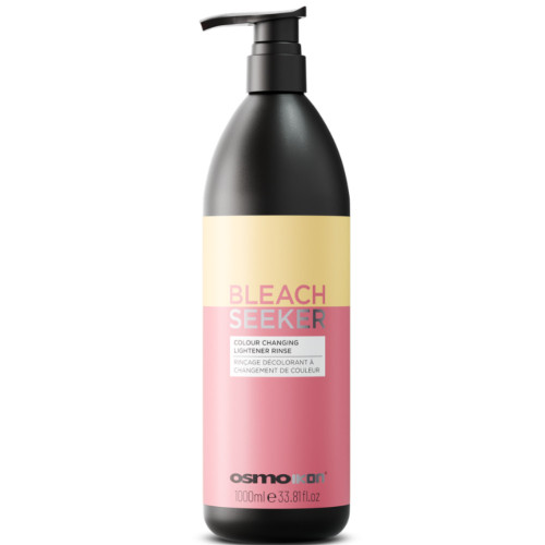 Osmo Ikon Bleach Seeker Indicator Shampoo - 1000 ml, black bottle with pink and cream label