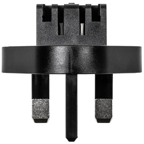 Wahl Power Station UK Attachment Plug, close-up image showing black plastic attachment plug for grooming tools.