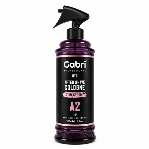 Gabri Professional A2 After Shave Cologne Luxury Groomed 500ml