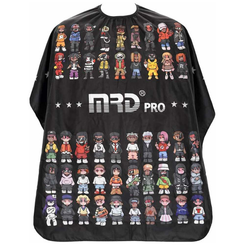 MRD Pro Professional Barber Cape - Black - product image