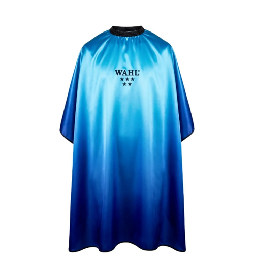 Wahl Vapor Switch Cape in blue with Wahl five-star branding