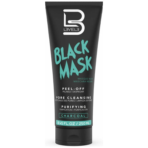 L3VEL3 Black Facial Mask 250ml – front product view