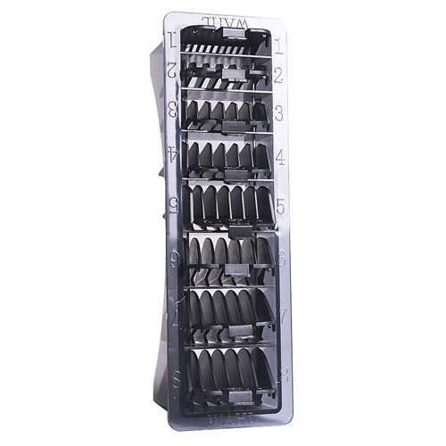 Wahl Black Combs Set & Caddy