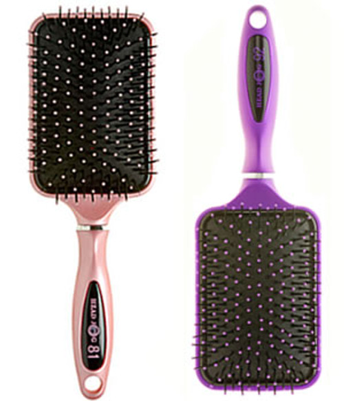Head Jog Ceramic Ionic Paddle Brush (Pink or Purple) Head Jog Ceramic Ionic Paddle Brush (Pink or Purple)