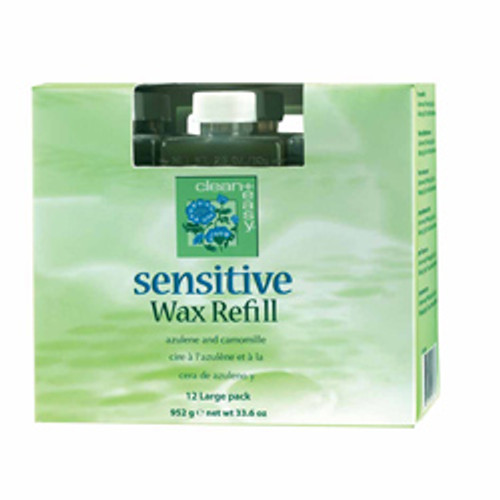 Clean + Easy Sensitive Large Azulene Wax Refill (x12)