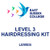 East Sussex College Lewes Level 3 Hairdressing Kit 2024/25