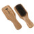 Kobe palm club light wood boar bristle brush front and back