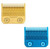 BaByliss Pro Blue or Gold Titanium Metal Injection Molded Fade Blade for FXONE Clipper