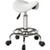 saddle stool white