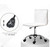 Kobe Palermo Luxury Modern Salon Stool (white)