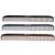 Kobe Long Wide Tooth Cutting Comb, three black, gray, and brown wide tooth combs for hair styling and detangling.